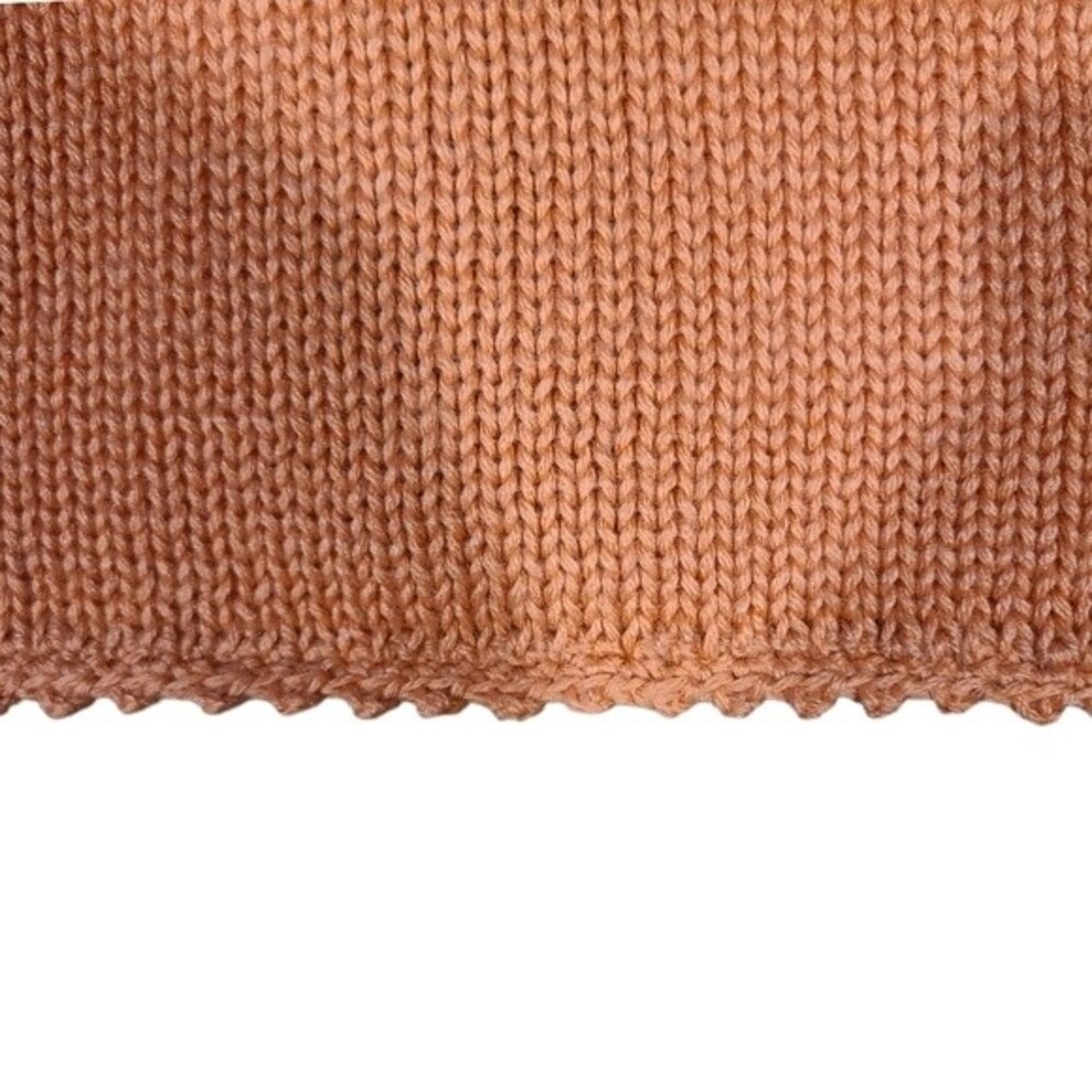 NWT SK & Company Vintage Coral/Grey Beaded Sweater - Picture 5 of 8